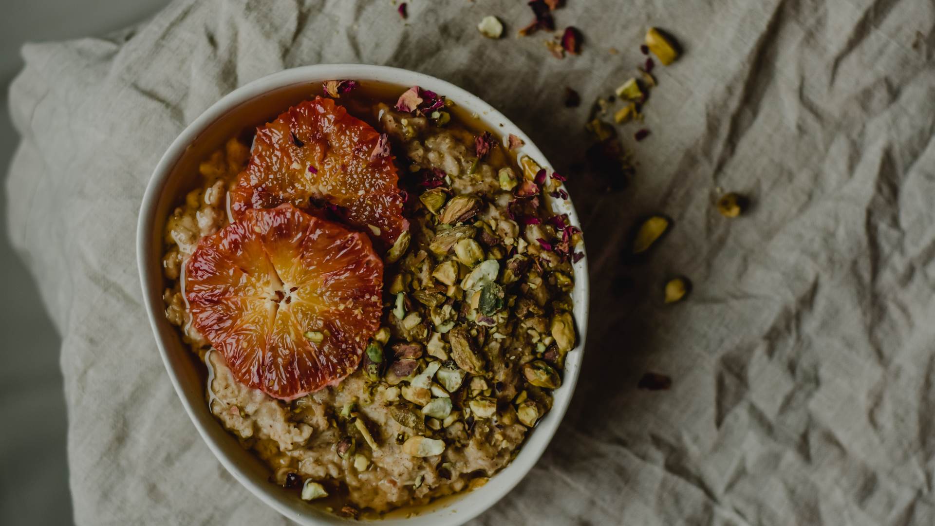 Porridge Herbst Frühstück gesund